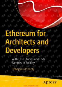 Recent Developments in Ethereum