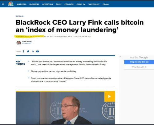 Larry Fink’s Position on Bitcoin